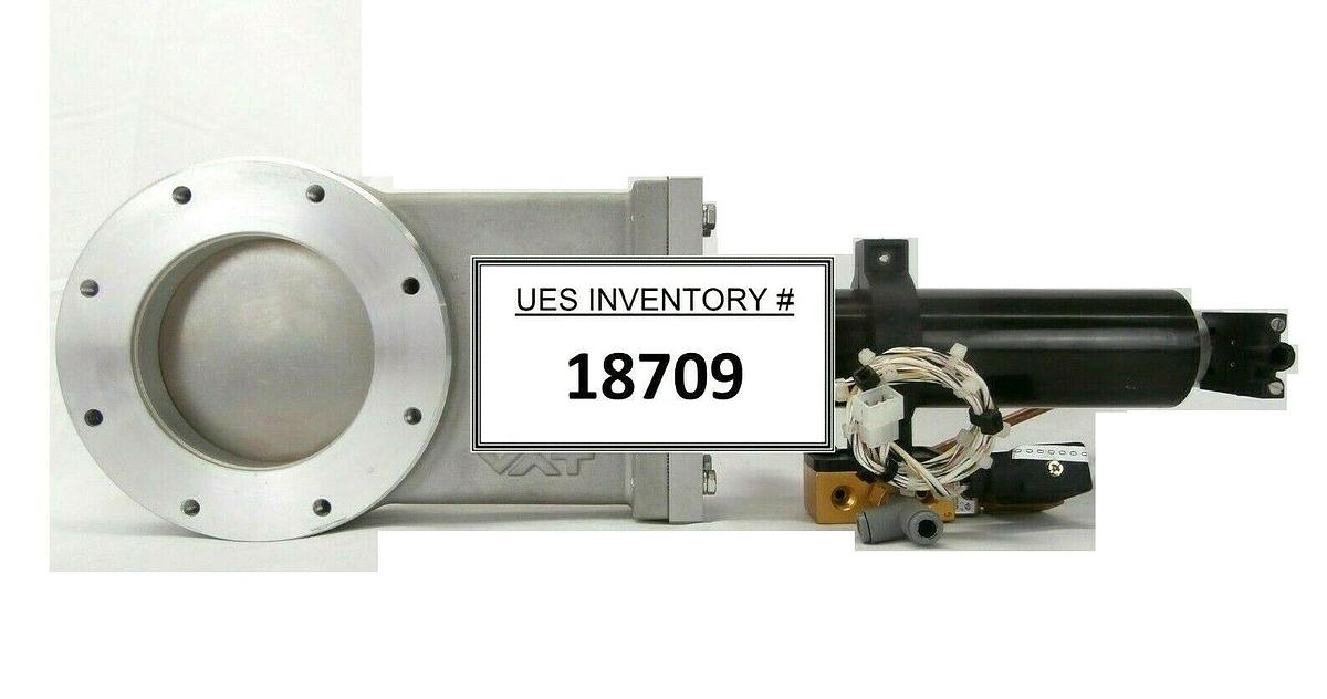 Used VAT F12-60366 Pneumatic Gate Valve 4" Plasma-Therm SLR 770 Working Spare