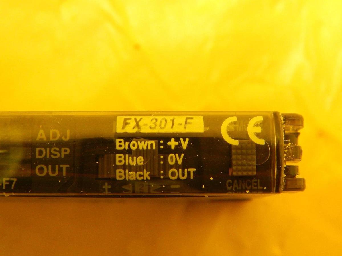 Used Sunx Sensors FX-301-F7 Photoelectric Sensor FX-300 Reseller Lot of 10 Used