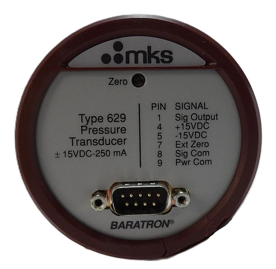 Used MKS Instruments 629A13TBC Baratron Capacitance Manometer Type 629 Spare