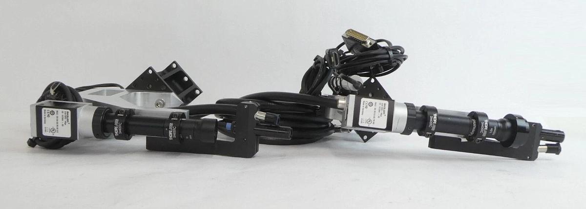 Used Edmund Optics 63731 1.0x Optical Lens Assembly Set with Cables Working Surplus