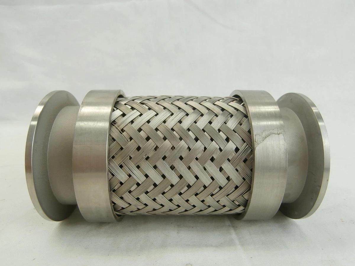 Used Edwards C10517294 Braided Flexible Pipeline Bellows 5.5" NW50 Used Working