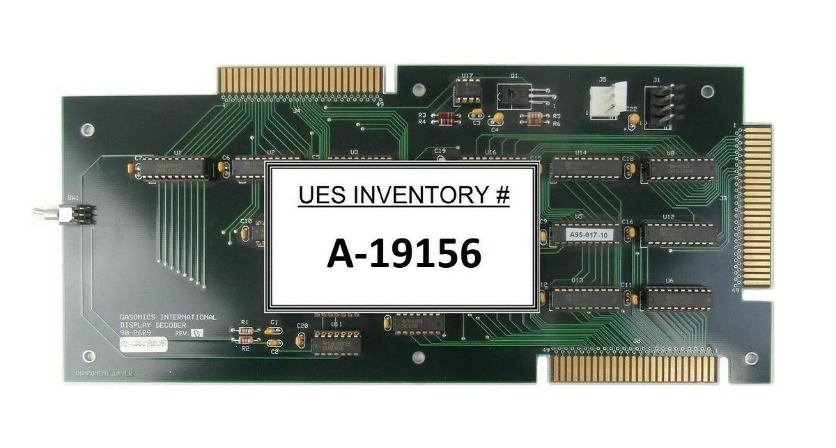 Used GaSonics 90-26090038 Display Decoder PCB A89-005-01 Aura A-2000LL Working Spare