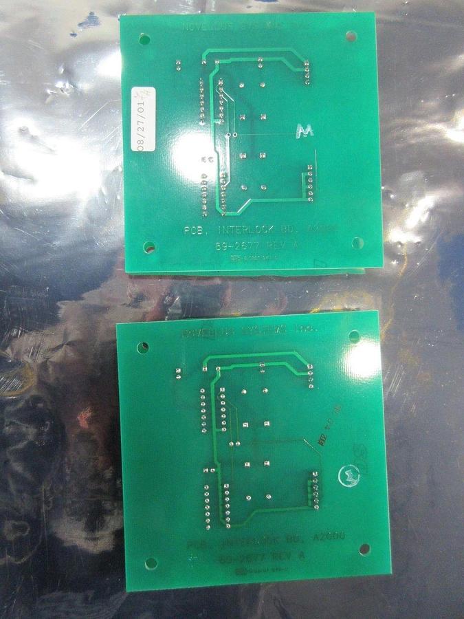 Used Novellus Systems 90-2735 Interlock BD A2000 PCB Rev A & Rev B Lot of 4 Working