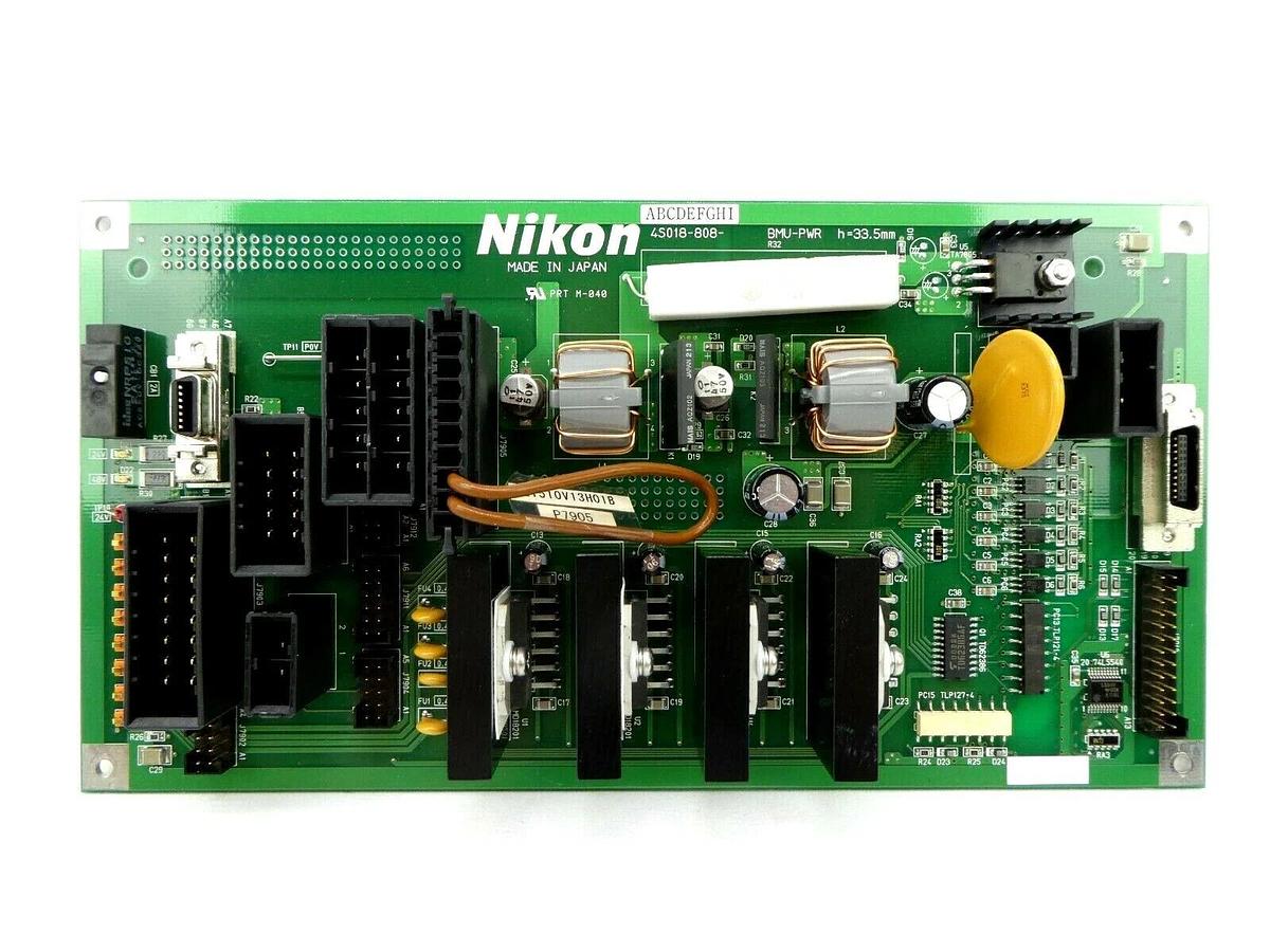 Used Nikon 4S018-808 BMU-PWR Power Control Board PCB NSR System Working Spare