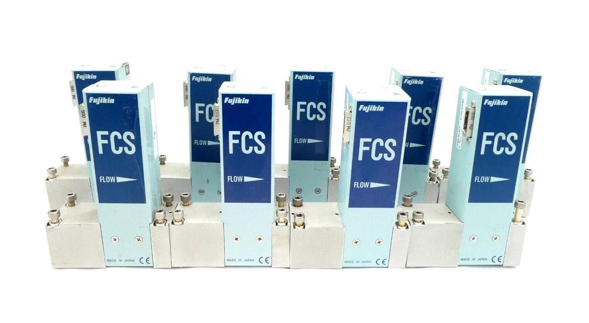 Used Fujikin FCS-4WS-798-F30#B Mass Flow Controller MFC Reseller Lot of 9 Working