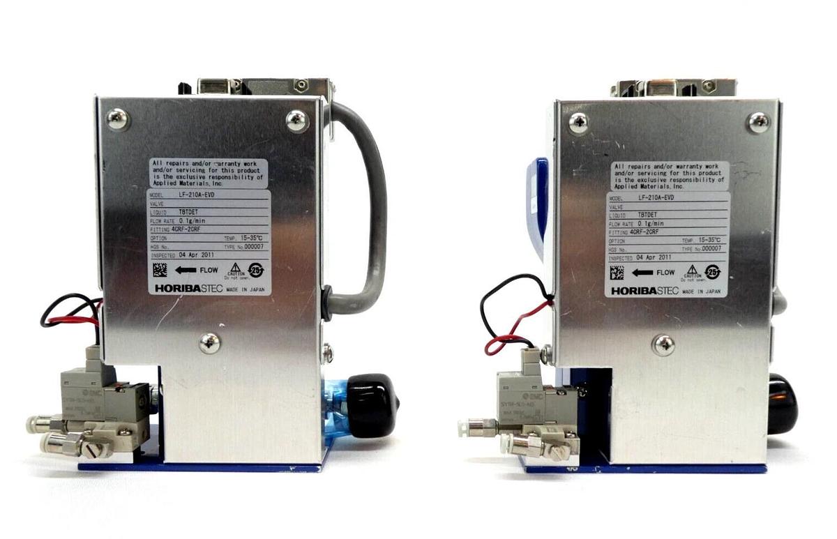 Used Horiba STEC LF-210A-EVD Liquid Mass Flow Meter TBTDET Reseller Lot of 2 Working