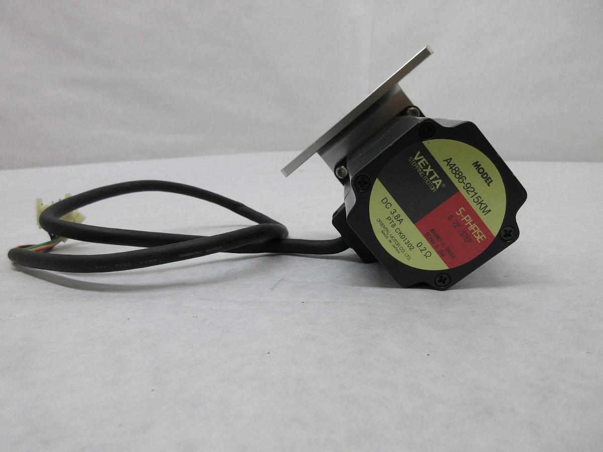 Used Oriental Motor A4886-9215KM 5-Phase Stepping Motor VEXTA Reseller Lot of 2 Used