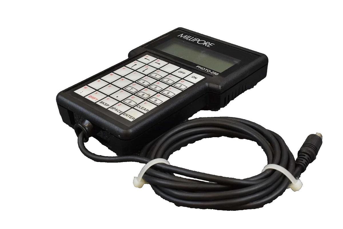 Used Millipore W2501KP01 Photo-250 Teach Pendant Hand Held Terminal Working Surplus
