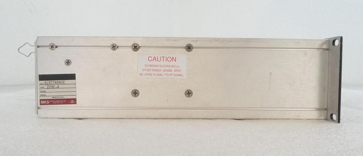 Used MKS Instruments 270C-4 Signal Conditioner Type 270 Missing Knob Working