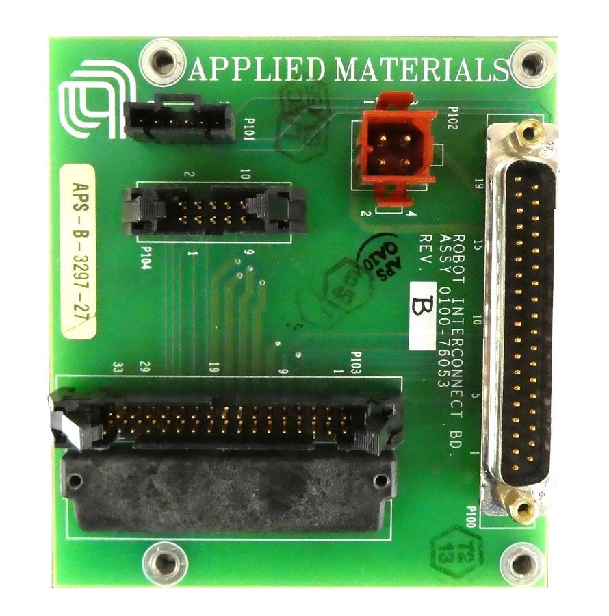 Used AMAT Applied Materials 0100-76053 Robot Interconnect PCB Assembly Working Spare
