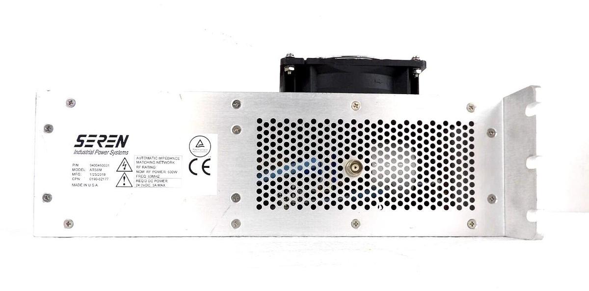 Used Seren Industrial Power Systems 9400460031 RF Match Module ATS6M Surplus
