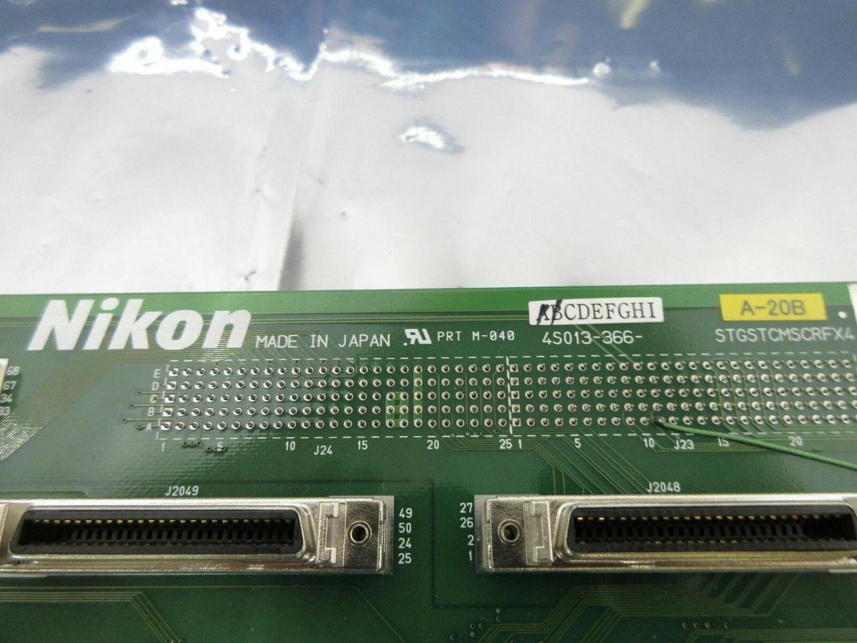 Used Nikon 4S013-366 Backplane Interface Board PCB STGSTCMSCRFX4 NSR Series Working