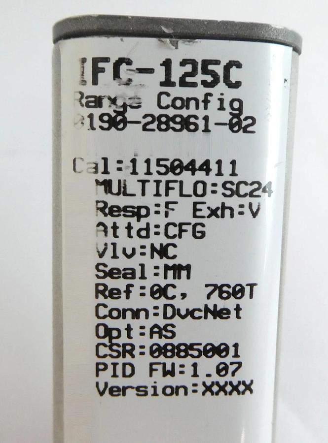 Used Celerity IFC-125C Mass Flow Controller MFC UNIT 125 Lot of 8 Working Surplus