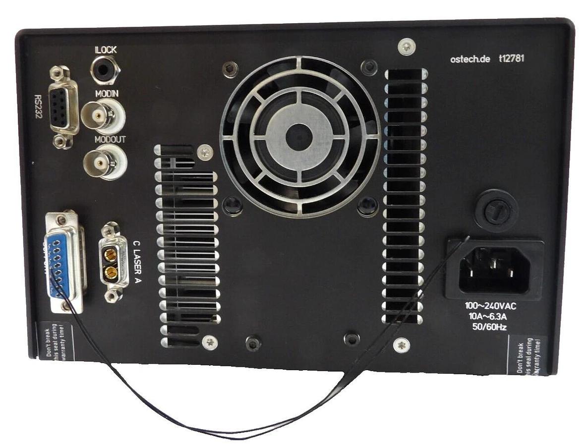 Used OSTECH ds11-t127 Series Laser Diode & Temperature Controller Working Surplus