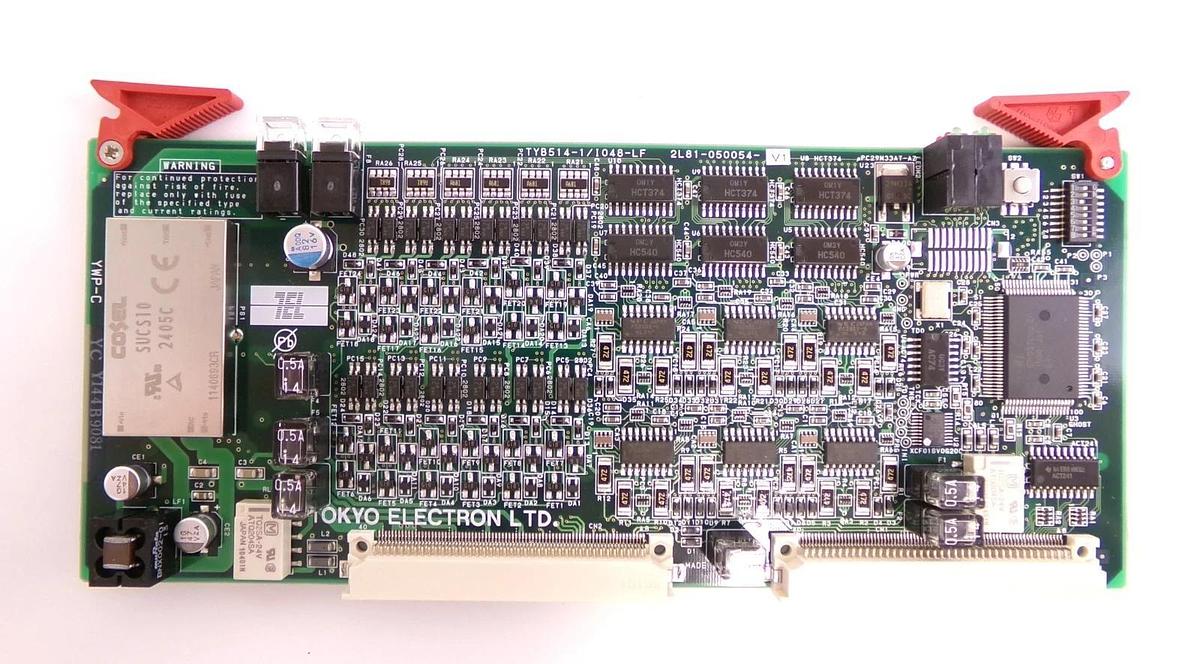 Used TEL Tokyo Electron 2L81-050054-V1 PCB Card TYB514-1/IO48-LF Lot of 4 Working
