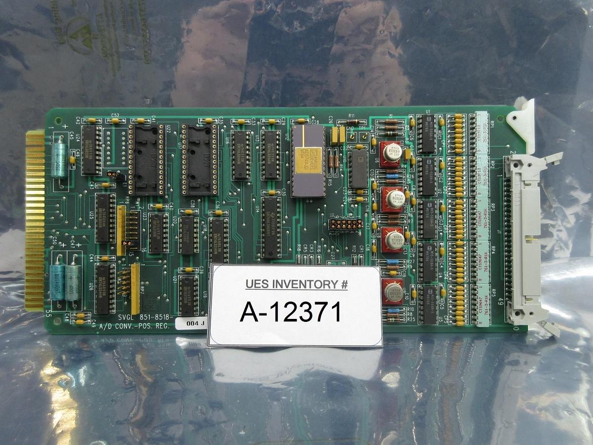 Used SVG Silicon Valley Group 851-8518-004 A/D Conversion PCB Card Rev. J 90S Used
