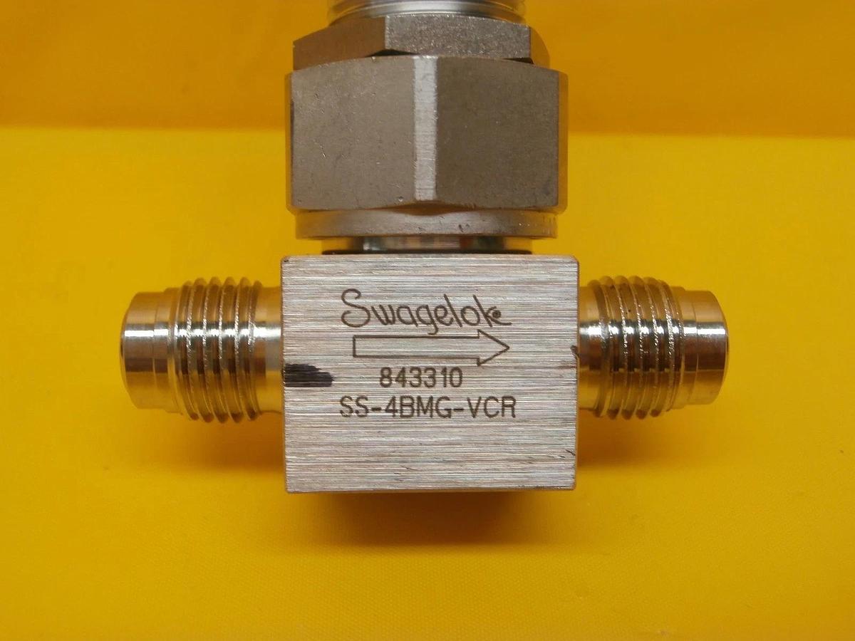 Used Swagelok SS-4BMG-VCR Metering Bellows Sealed Valve NUPRO Used Working