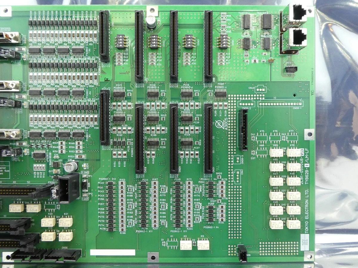 Used TEL Tokyo Electron 2L81-050048-V3 Interface PCB TYB62B-1/LM-LF Working Surplus