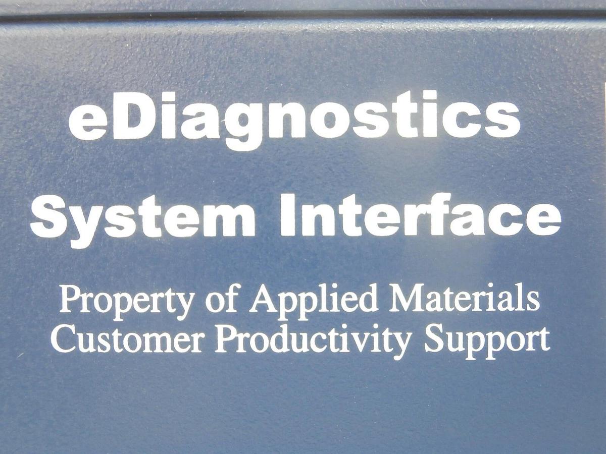 Used MKS Instruments AS00348-02 eDiagnostics System Interface Blue Box 4000x AMAT