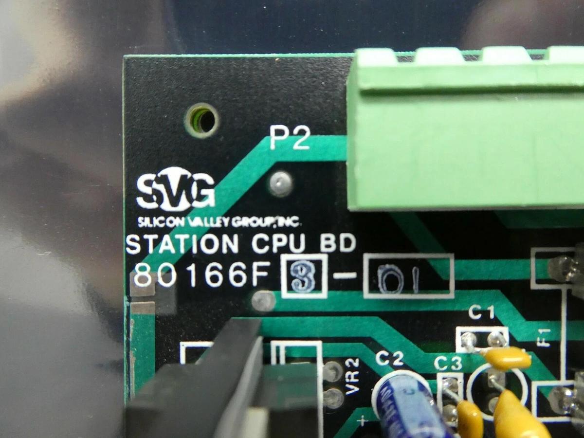 Used SVG Silicon Valley Group 80166F3-01 PVB Station Processor CPU PCB Card Used