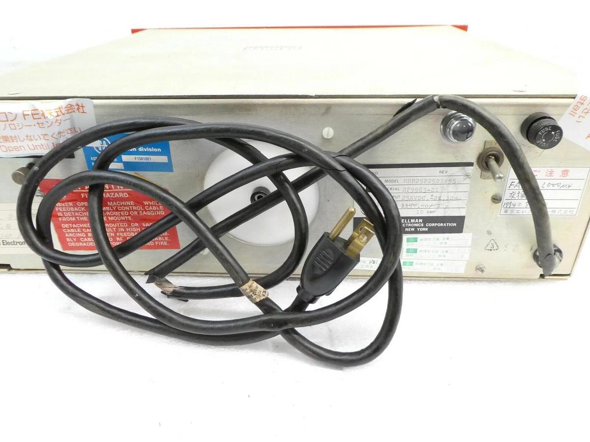 Refurbished Spellman RHR25P250X695 25kV Power Supply Varian VSEA F1382001 Refurbished Spare