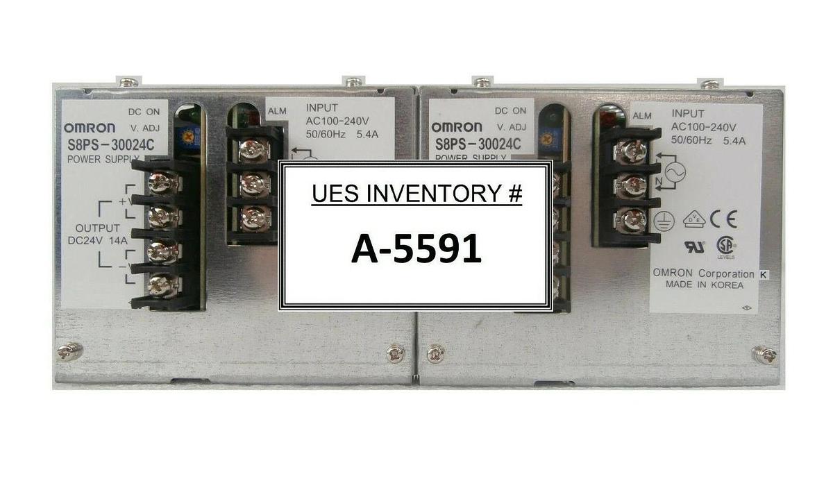 Used Omron S8PS-30024C Power Supply Reseller Lot of 2 Working Surplus