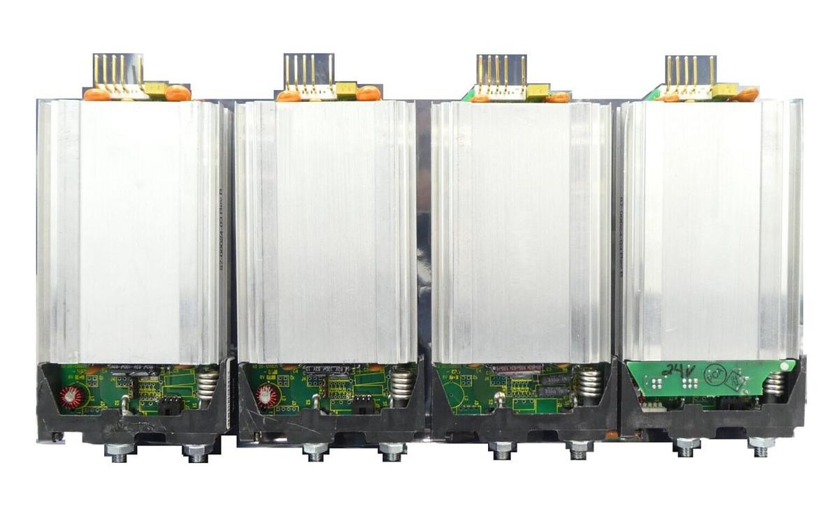 Used Varian 34-029889-24 24V Control Cartridge PCB Vicor VI-263-CU VI-B63-CU Lot of 4