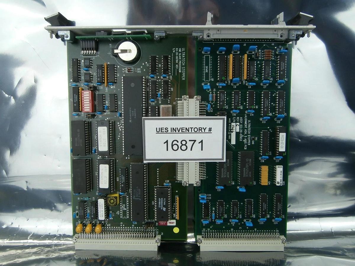Used Ultratech Stepper 03-20-01933 5 Axis ASH Alignment VME PCB Card 4700 Titan Used