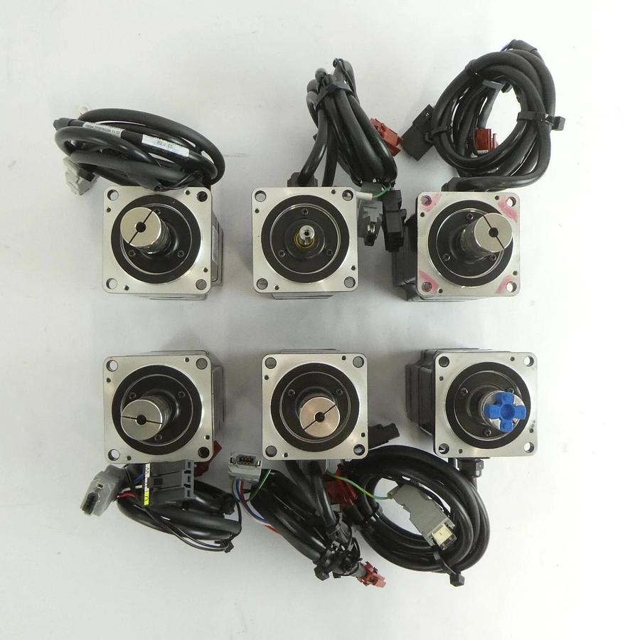 Used Yaskawa SGMPH-01AAE-YA11 SGMPH-01AAE-YA13 Servo Motor Lot of 10 Working