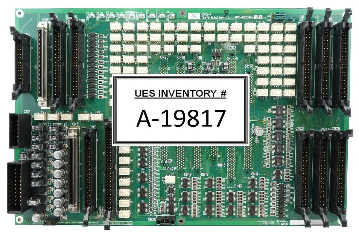 Used TEL Tokyo Electron 3U81-002000-31 Relay Interface PCB COR2-R Working Surplus