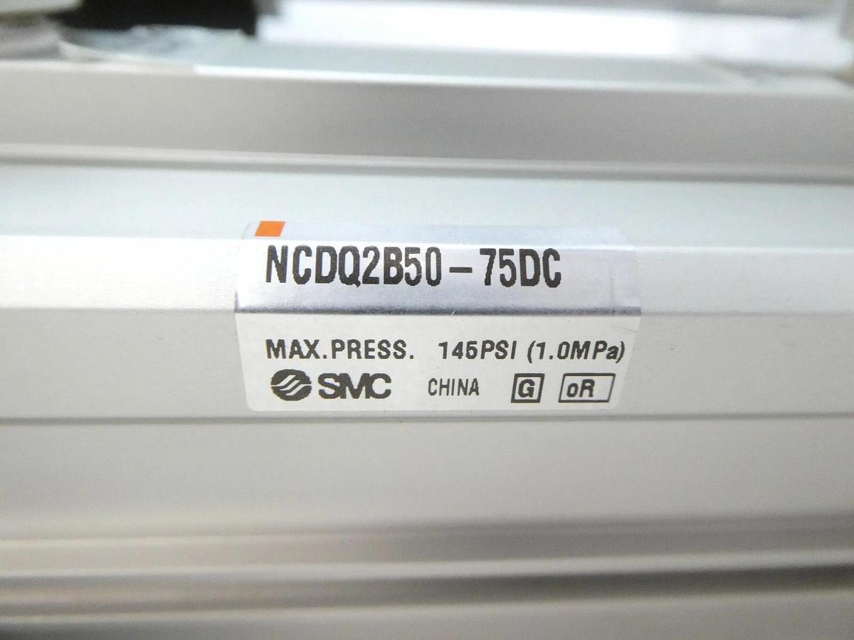 Used SMC NCDQ2B50-75DC Slit Valve Door Assembly AMAT 0040-54690 Working