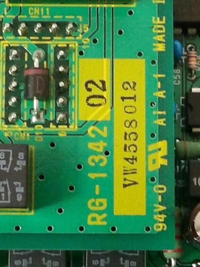 Used Daihen RG-338A RF Generator Interface PCB RG-1342 Working Surplus