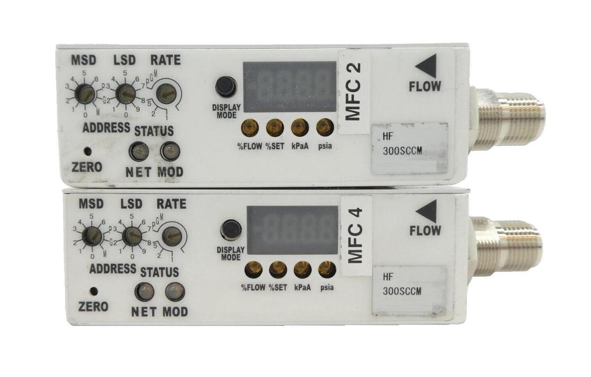 Used Fujikin P7000 Mass Flow Controller MFC P7000E P7000D Reseller Lot of 5 Working