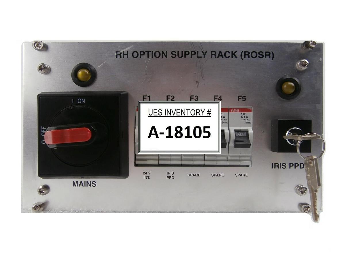 Used ASML RH Option Supply Rack (ROSR) Mains Power Control PILZ PNOZ11 Working Spare