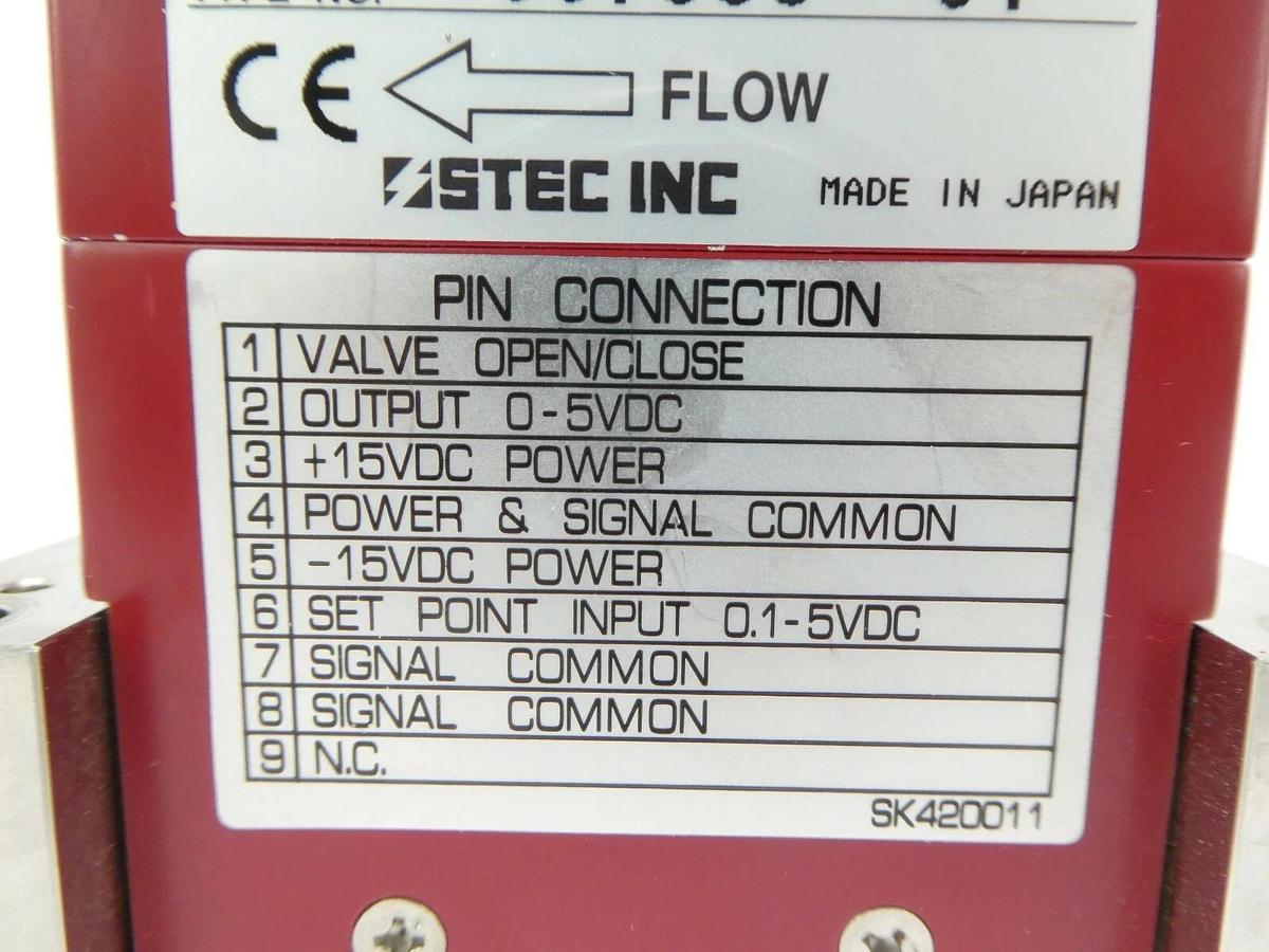 Used STEC SEC-7330M MFC Mass Flow Controller SEC-7330 500 CCM Ar Working Spare