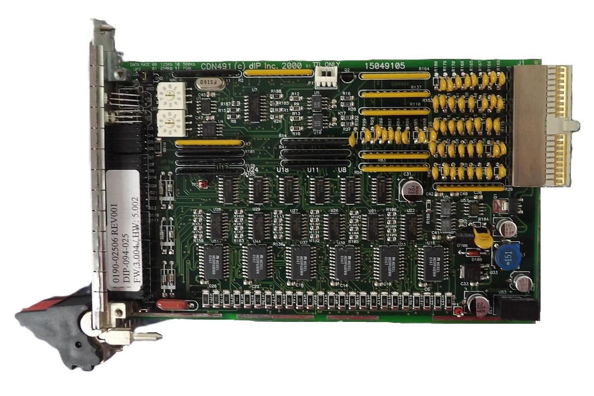 Used DIP 15049105 DeviceNet I/O PCB Card CDN491 AMAT 0190-02506 Working Surplus