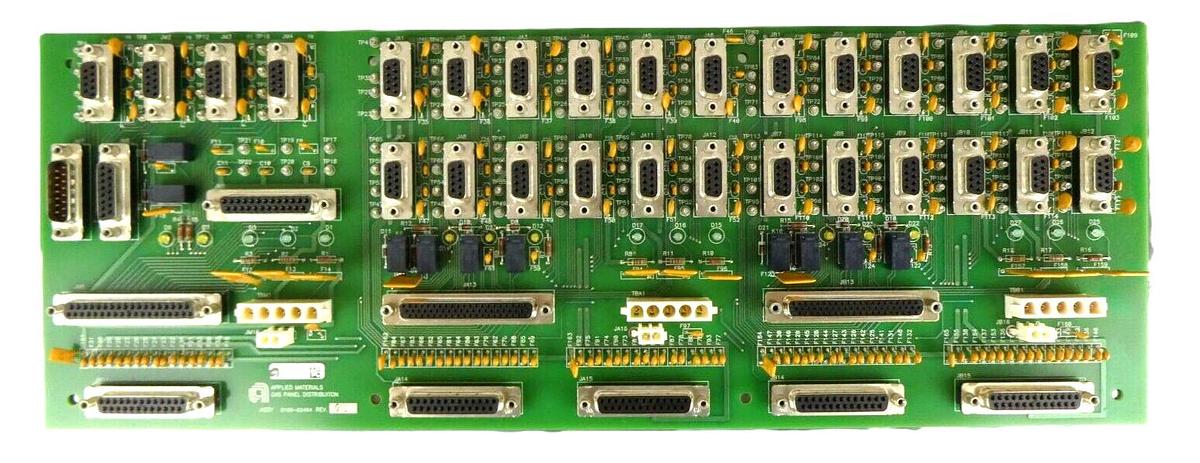 Used AMAT Applied Materials 0100-02464 Gas Panel Distribution PCB Working