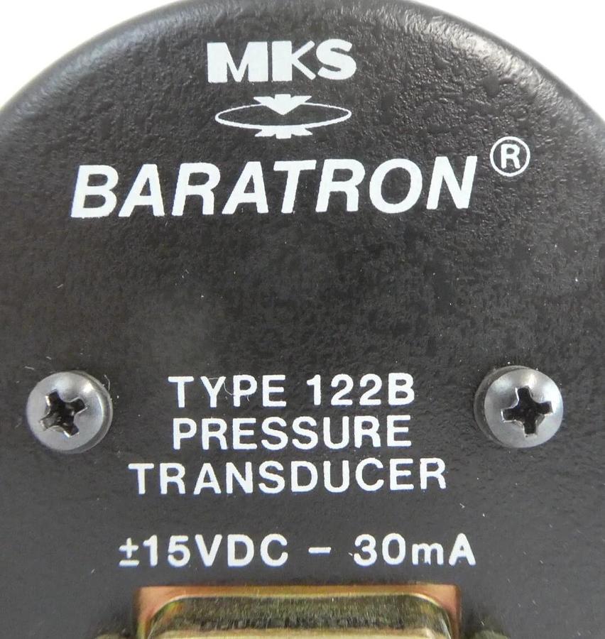 Used MKS Instruments 122BA-01000EB-S Baratron Pressure Transducer Type 122 Working