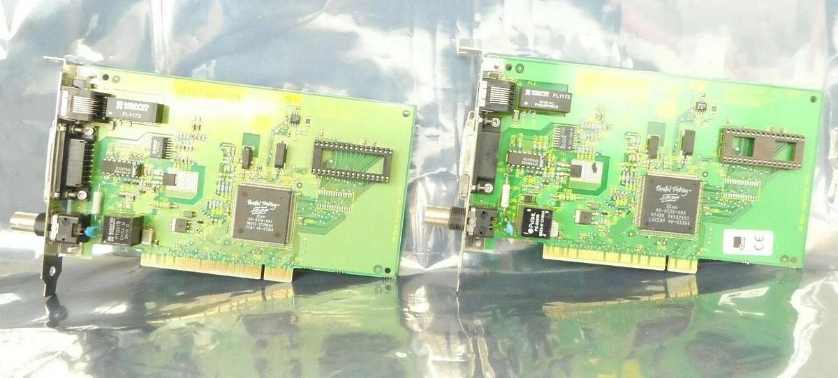 Used Lam Research 60-600406-001 Network PCB Card 3Com 03-0108-002 Lot of 2 Working