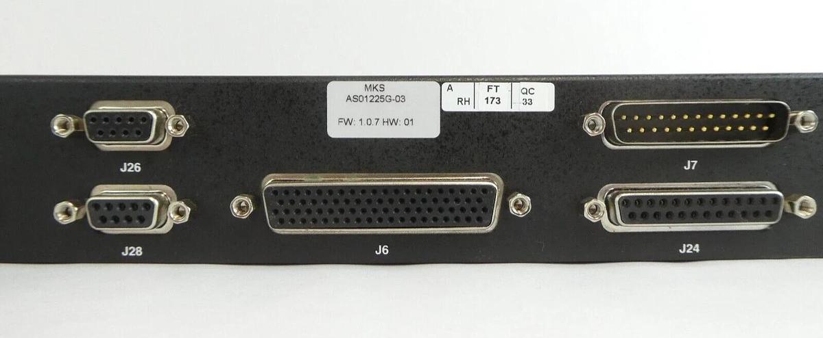 Used MKS Instruments AS01225G-03 Factory Interface Digital I/O Module Working Surplus