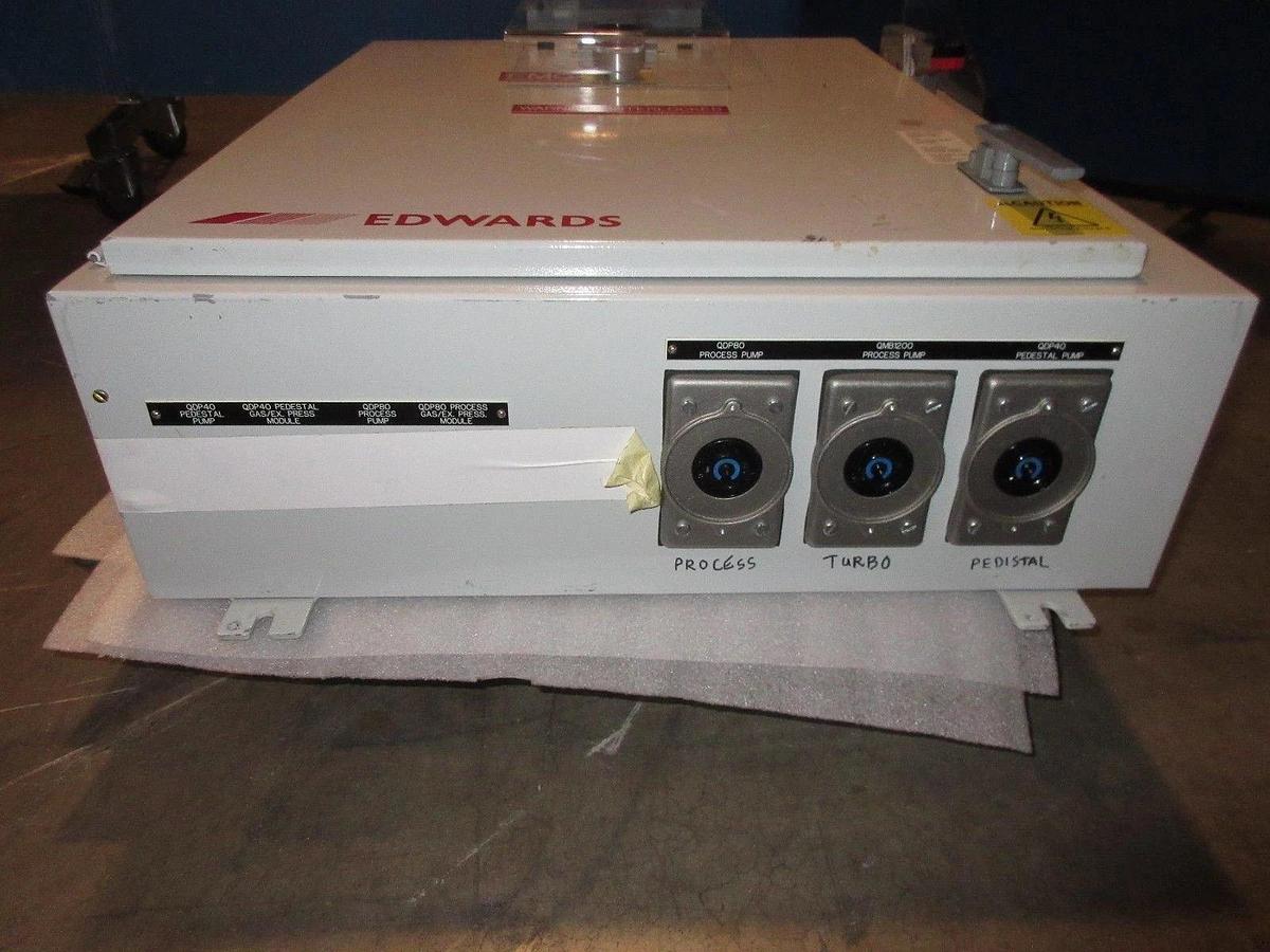 Used Edwards QDP80/QMB1200 Control Box Novellus Concept II Altus Used Working
