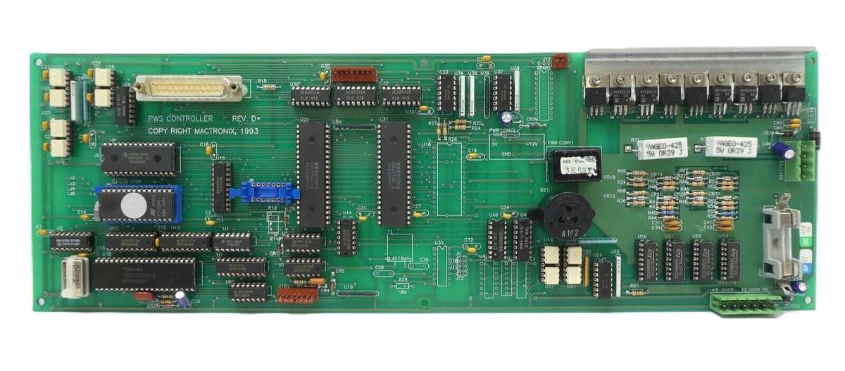 Used Mactronix PWS Controller PCB Reseller Lot of 2 Working Surplus