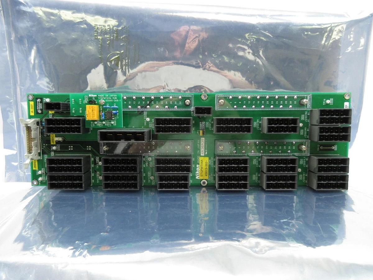 Used Nikon 4S013-382 Backplane Board PCB STGPWTX4A with 4S005-346-1 NSR System Used