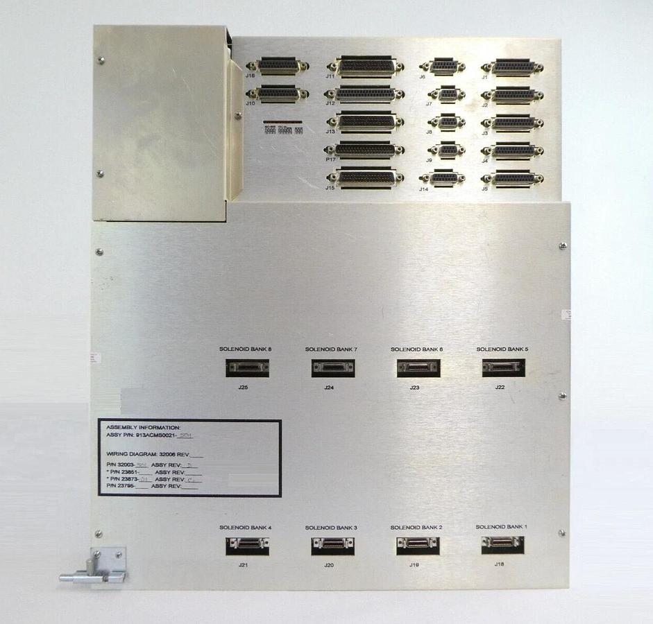 Used Semitool 913ACMS0021-501 ACMS II I/O Control Block Assembly Working Surplus