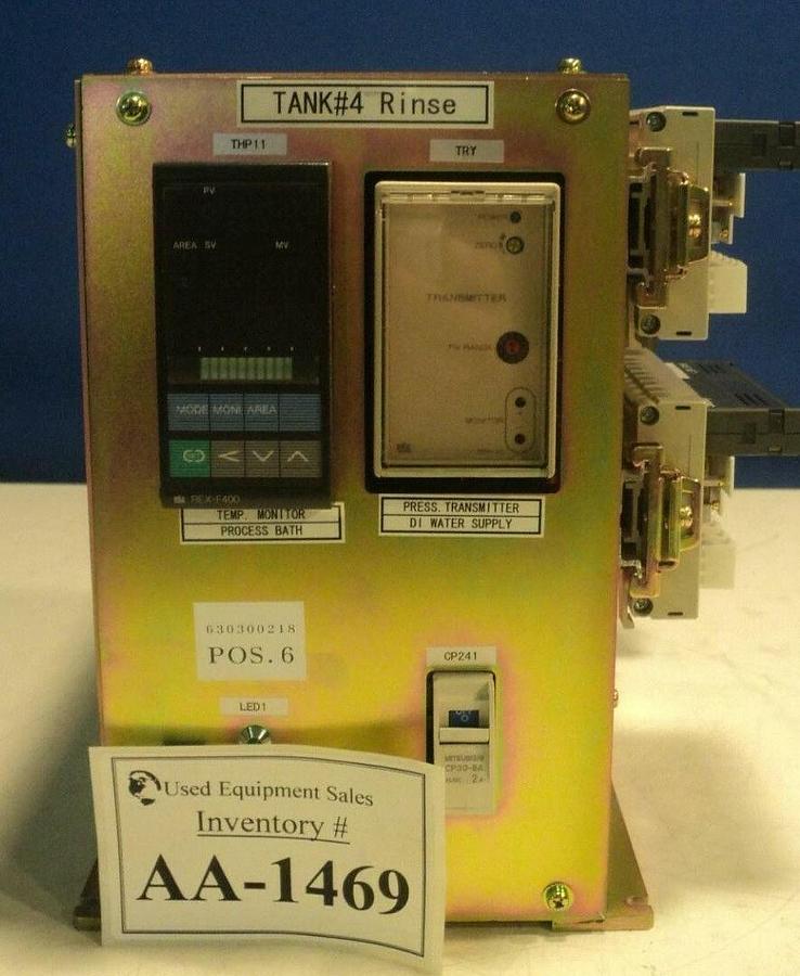 Used DNS Dainippon Screen TANK#4 Rinse Temperature Controller Process Bath FC-3000