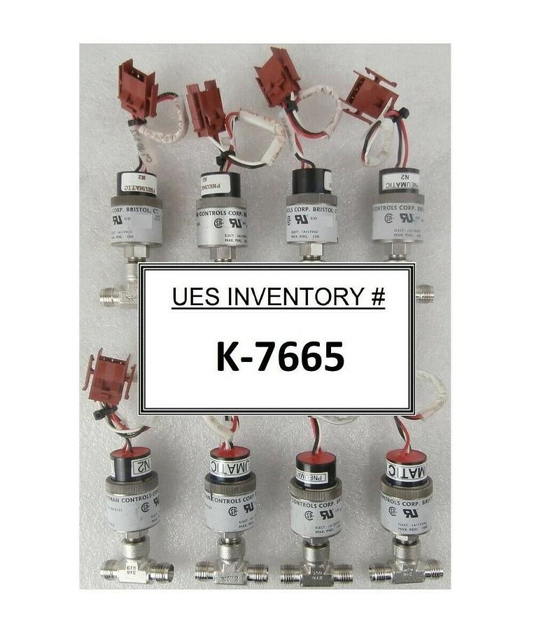 Used Whitman Controls P117G-10H-C12L Pneumatic Valve ASM 02-321566C02 Lot of 8 Spare