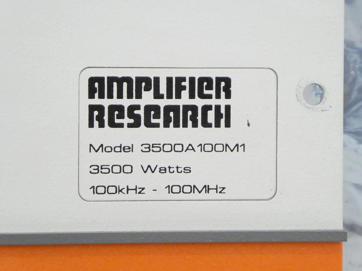 Used Amplifier Research Operator Interface Control Panel 3500A100M1 3500A Surplus