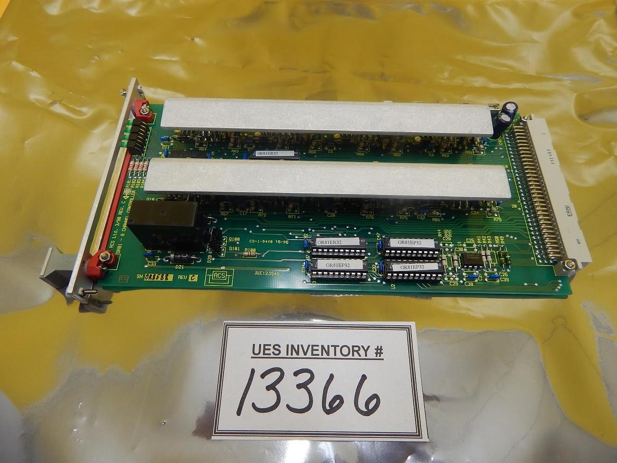 Used ACS Electronics OR81 8 Channel Controller PCB Card AMAT Orbot WF 736 DUO Used