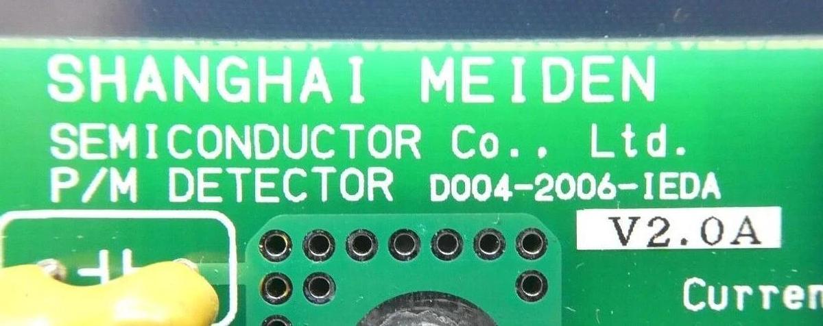 Used Shanghai Meiden D004-2006-IEDA P/M Detector PCB E248803 V 2.0A Working Surplus