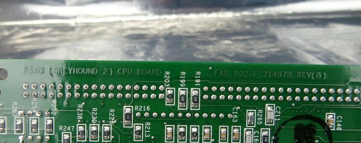 Used Texas Microsystems 23374 SBC Single Board Computer PCB Card Greyhound1 Rev C SVG